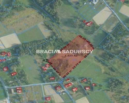 działka budowlano - rolna  koło Wieliczki