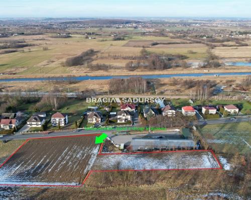 Działka budowlana w Jaśkowicach k/Skawiny gm. Skawina, powiat krakowski. Działka o powierzchni 6200 m2 i wymiarach części gł&oa