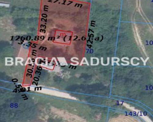 12 arowa  działka budowlana w Michałowicach