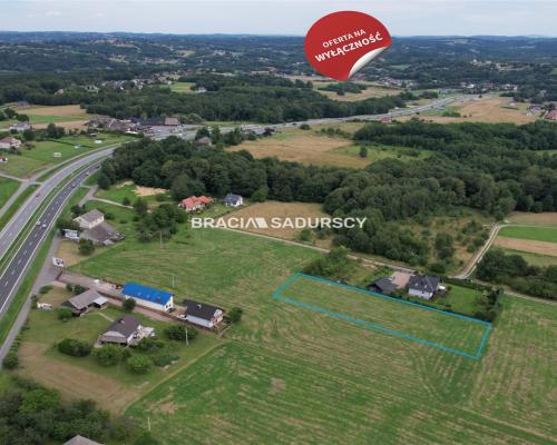 działka budowlano-usługowa w Głogoczowie