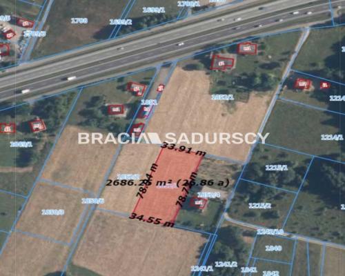 działka budowlano-usługowa w Głogoczowie