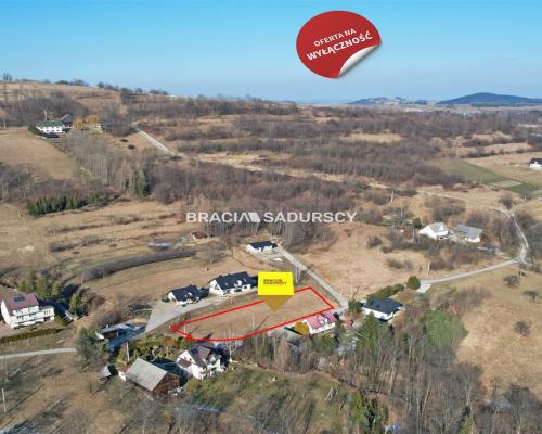 Piękna działka budowlana Dobra k. Limanowej