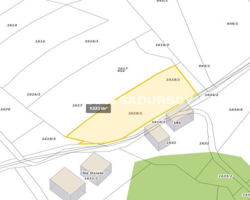 Piękna działka budowlana Dobra k. Limanowej