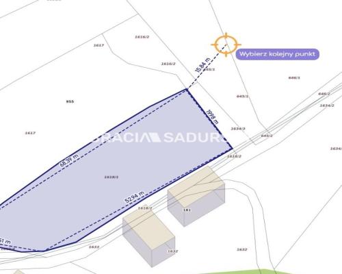 Piękna działka budowlana Dobra k. Limanowej