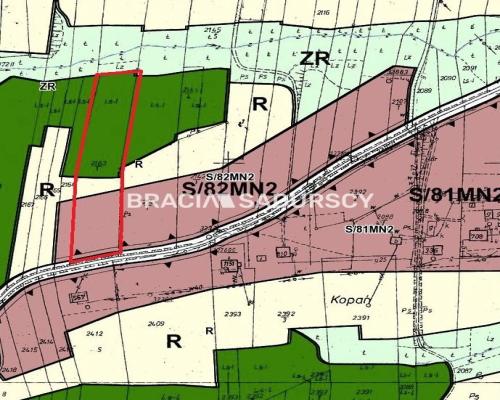 Klimatyczna działka budowlano-leśna w Sieprawiu