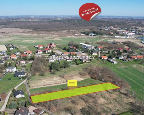 Działka budowlana 17 arów w Wołowicach!