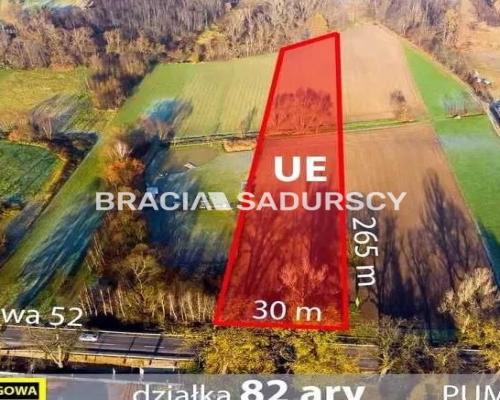 Działka inwestycyjna 82ar.