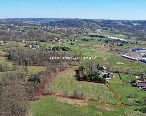 Widokowa działka budowlana w Głogoczowie
