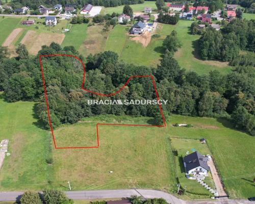 Działka budowlano-leśna. Siepraw.