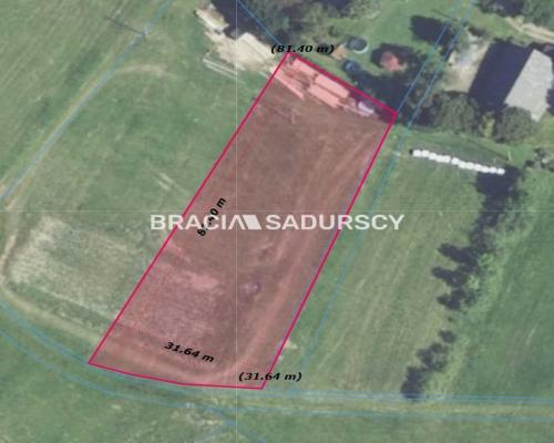 DZIAŁKA BUDOWLANA 22 ARA UZBROJONA POD DOM DOBRA