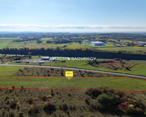 Działka komercyjna o powierzchni 8700 m&sup2; położona w miejscowości Rudno, gmina Krzeszowice. Teren w miejscowym planie zagos