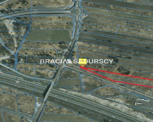 Działka komercyjna o powierzchni 8700 m&sup2; położona w miejscowości Rudno, gmina Krzeszowice. Teren w miejscowym planie zagos