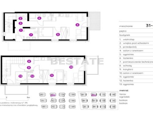 Deweloperski dom, 90,1 m.kw., osiedle- Krzyki