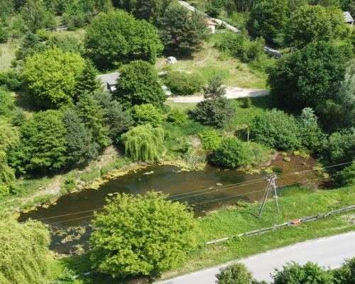 Dwa domy na dużej działce 100 km. od Warszawy.