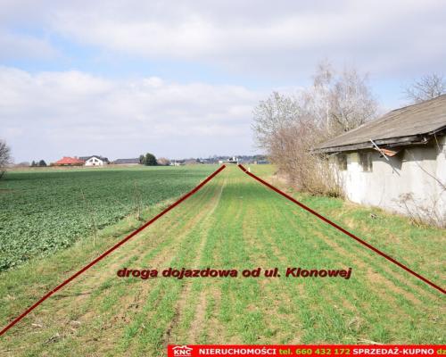 Kalinówka- 10 ar z dopuszcz. zabud. mieszk. media