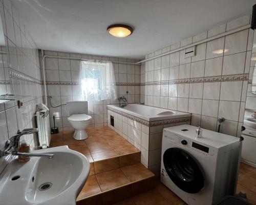 Bielsko- dom z działką, stawem i zabudowaniami