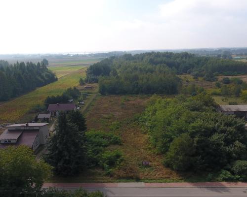 Działka, Dąbrowica, Ludwin, 10,5 ar, media,