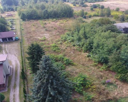 Działka, Dąbrowica, Ludwin, 10,5 ar, media,