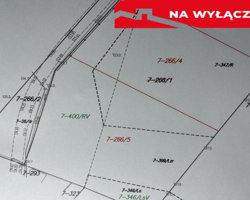 Działka budowla 3117 m2 w Kowali gm. Puławy.