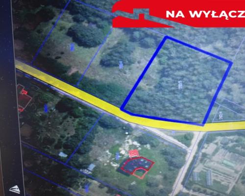 Działka budowla 3117 m2 w Kowali gm. Puławy.