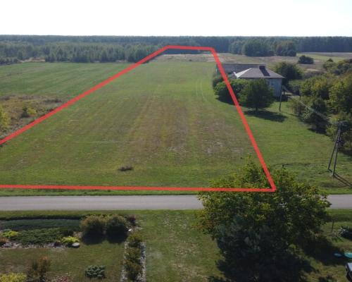 Działka o pow.  2,012 ha w Rudkach gm. Przyłęk.