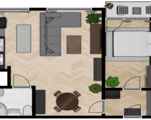 Kalinowszczyzna - przytulne M2