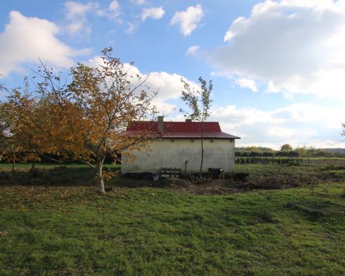Domek na działce 17 ar Pólko/Nasutów (10km Lublin)