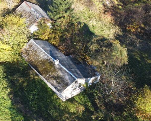 Dom na wsi w Przyłęku pow. Zwoleń, mazowieckie.