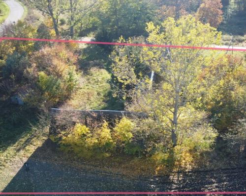 Dom na wsi w Przyłęku pow. Zwoleń, mazowieckie.