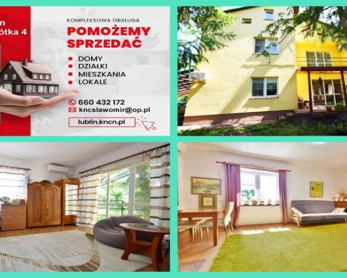 Zadbany dom do zamieszkania, ładna działka.