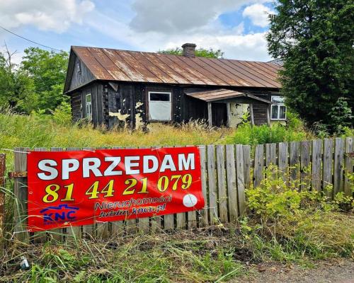 Atrakcyjna działka z domem - Zalesie gm. Niemce