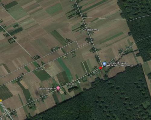 Działka bud. położona w miejscowości Piotrkówek.