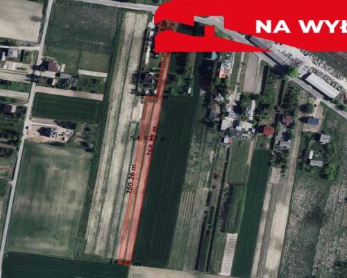 Sadurki - działka rolno-budowlana - 62ar