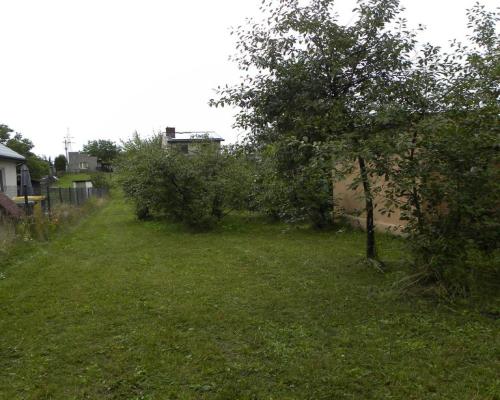 Dom z drewna przy Wiśle ul. Modrzycka w Dęblinie.