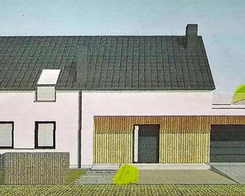 Działka z projektem na dwa domy dwulokalowe