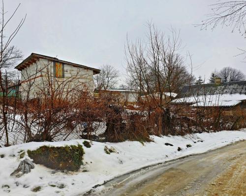 Drewniany dom z dużą działką - pole + sad + las