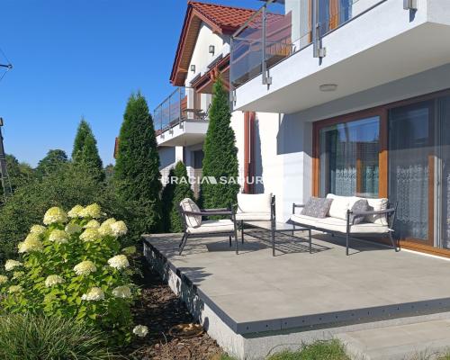 Bliźniak w Sidzinie/ładny ogródek/garaż/do wejscia