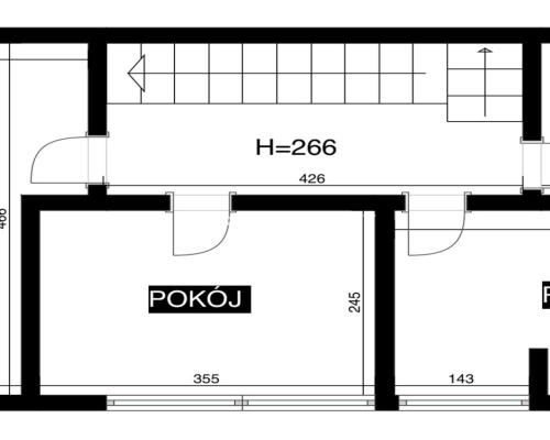 Połowa bliźniaka ze sporym ogródkiem.