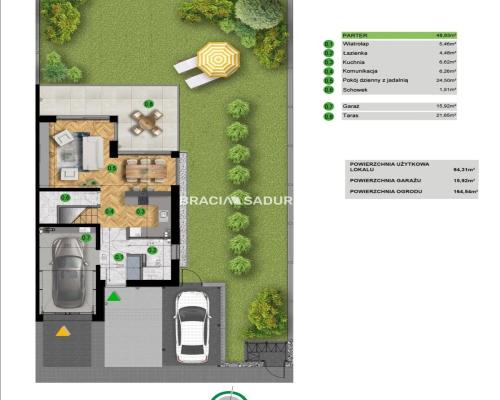 Domy położone w sielankowej okolicy - Skotniki