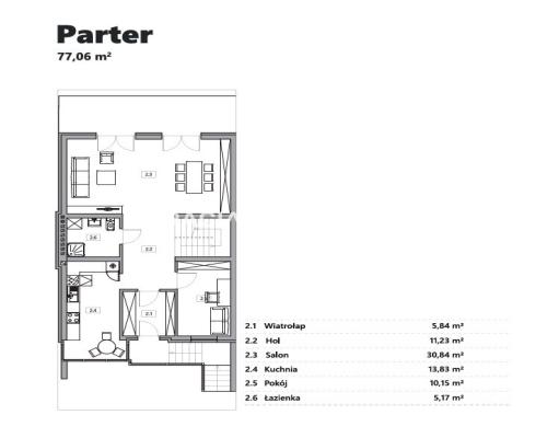 Bliźniak z garażem i ogrodem - 245,38 m2