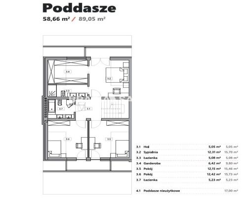 Bliźniak z garażem i ogrodem - 245,38 m2