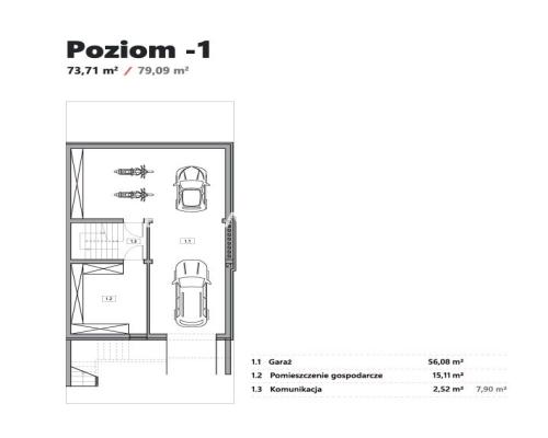 Bliźniak z garażem i ogrodem - 245,38 m2