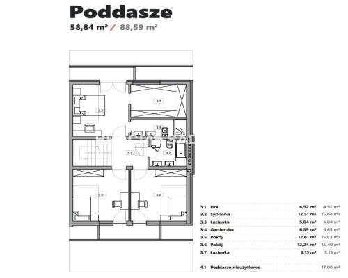 Bliźniak z garażem i ogrodem - 245,38 m2