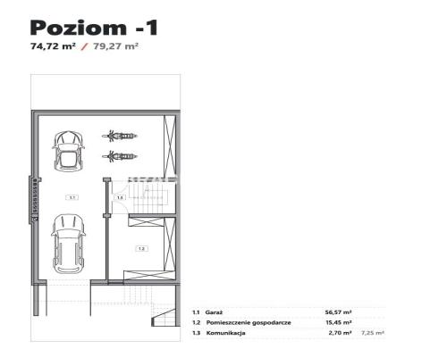 Bliźniak z garażem i ogrodem - 245,38 m2