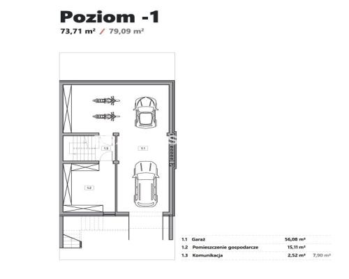Bliźniak z garażem i ogrodem - 245,38 m2