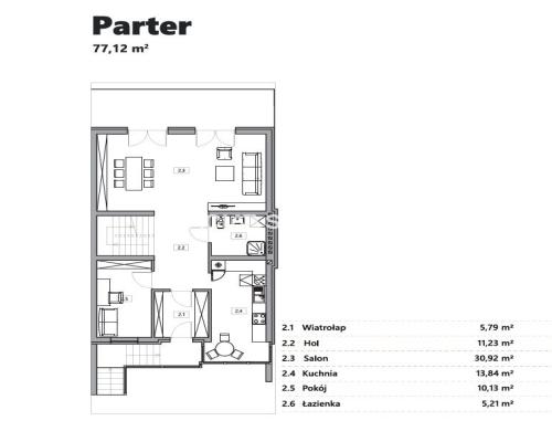 Bliźniak z garażem i ogrodem - 245,38 m2