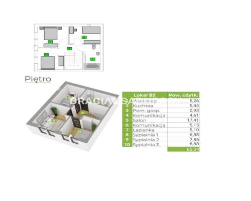 Bębło, Dom 70m z ogródkiem i miejscem parkingowym