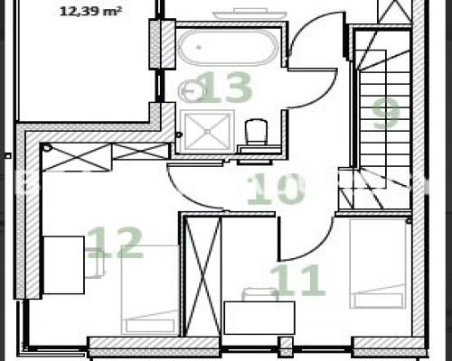 Nowoczesny dom z zielonej okolicy 150m2
