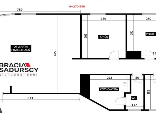 lokal handlowo-usługowy lub biurowy 100m2 Olsza