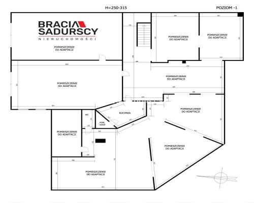Lokal użytkowy- 340m2, rejon ul. Zakopiańskiej